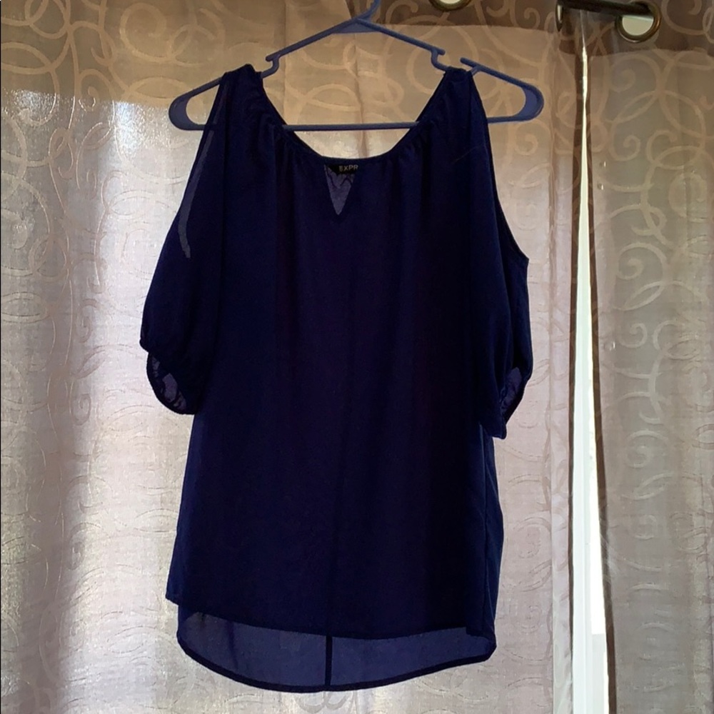 Express blue top